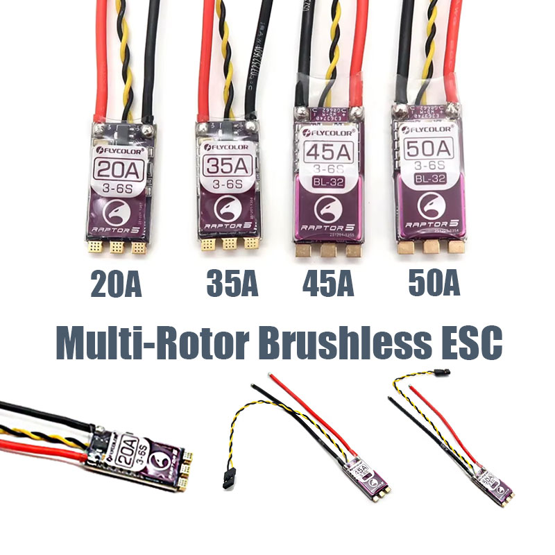 Drone Racing Battery - FLYCOLOR Raptor5 Multi-Rotor Brushless ESC 20A