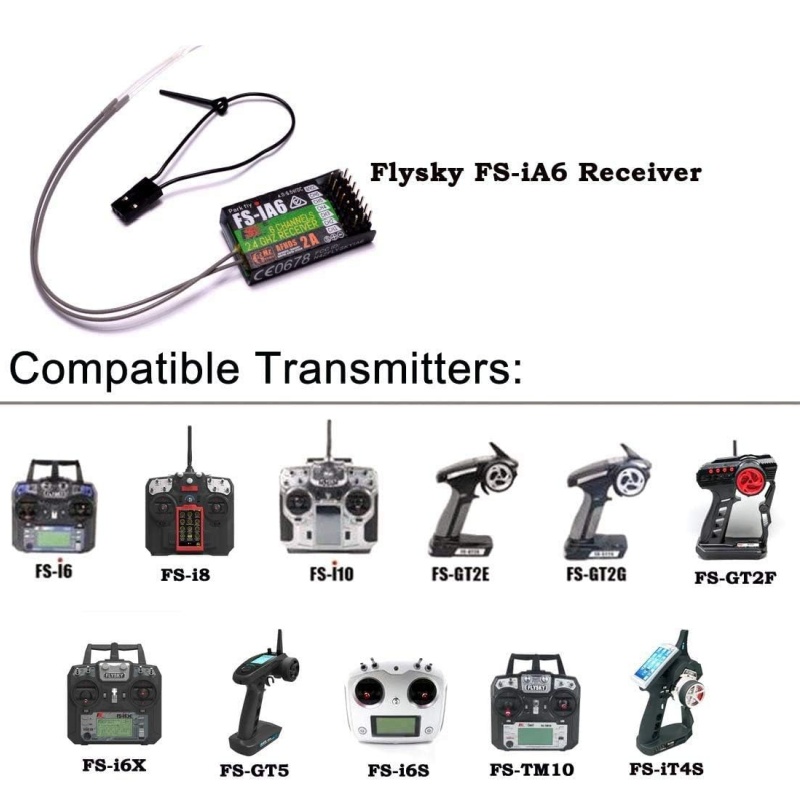 Flysky FS-IA6 Receiver 6CH Dua - Drone Racing Battery のレビューと価格