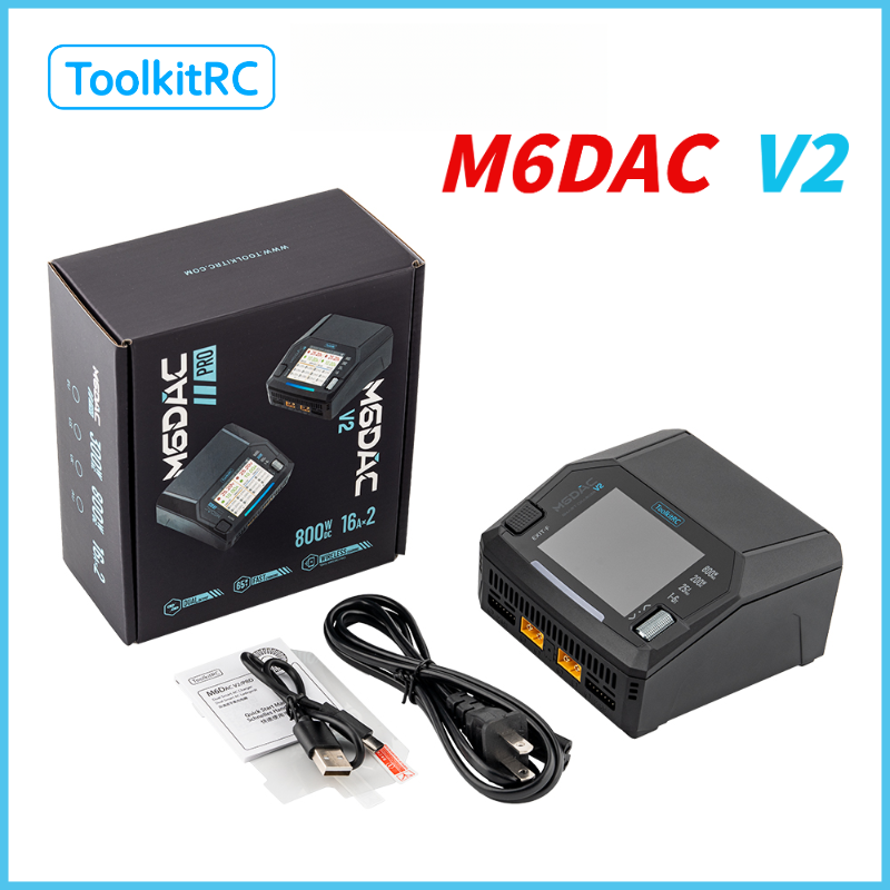 ToolkitRC M6DAC V2 RC Car 7.4v - Drone Racing Charger のレビューと価格