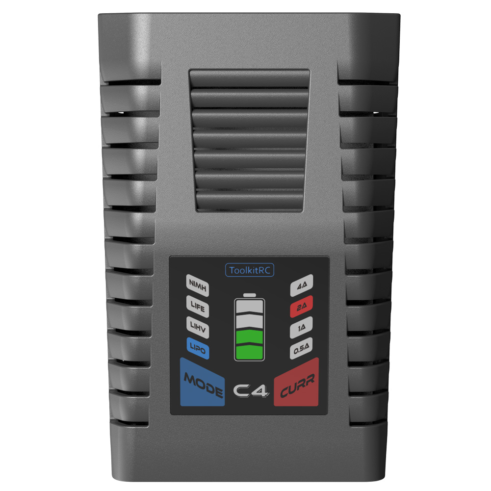 ToolkitRC C4 Charger 50W 5A AC - Drone Racing Charger のレビューと価格