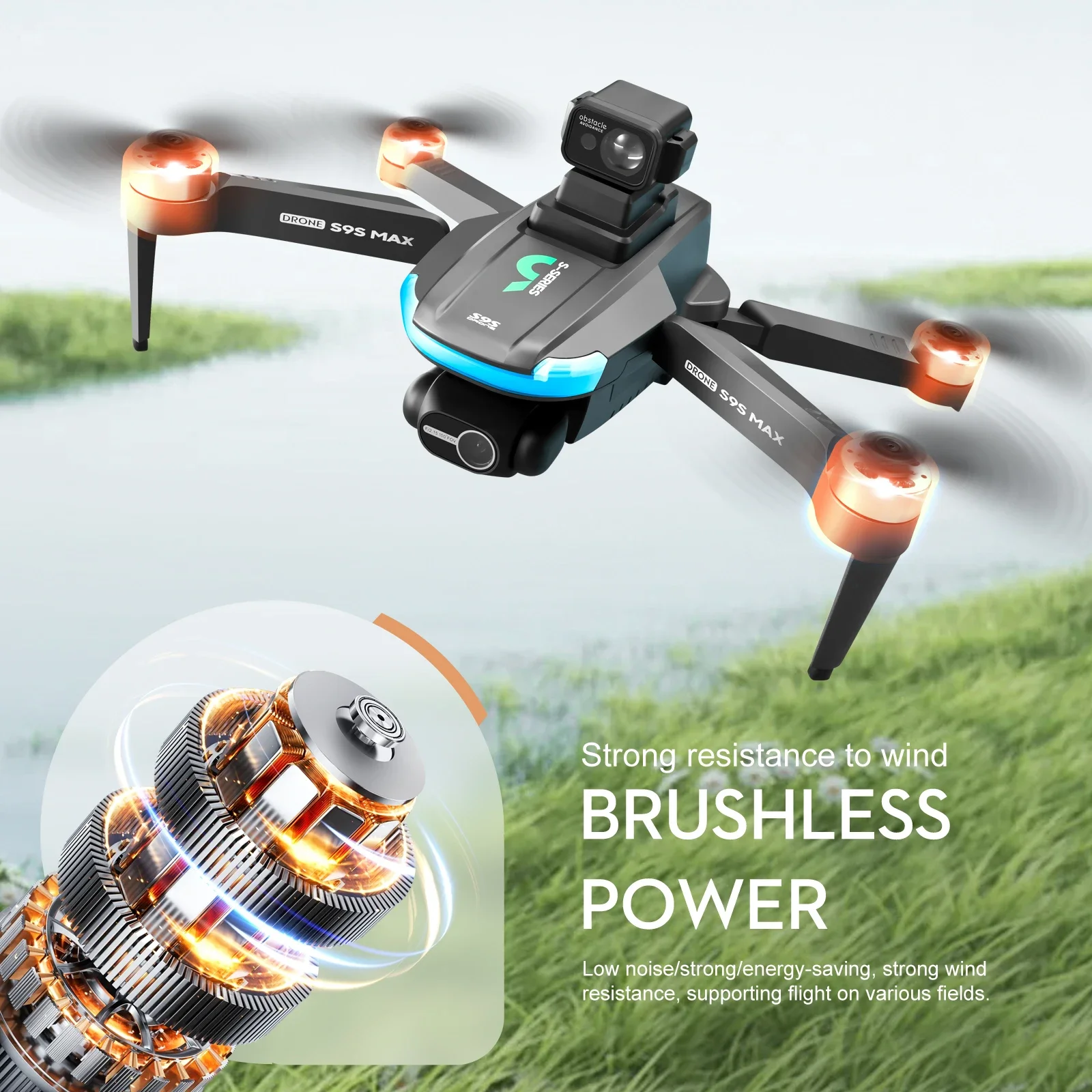 NEW S9S MAX MINI Drone 4K 2-Ax - Drone Racing Camera のレビューと価格