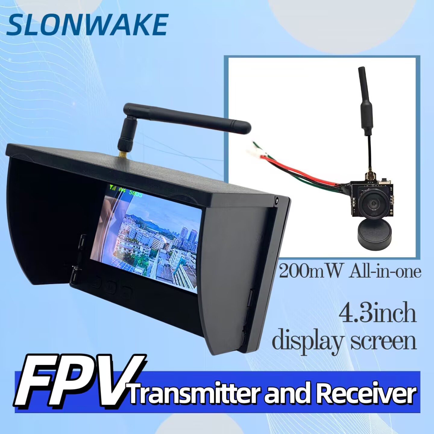 SLONWAKE 5.8G Analog Video Tra - Drone Racing Transmitter のレビューと価格