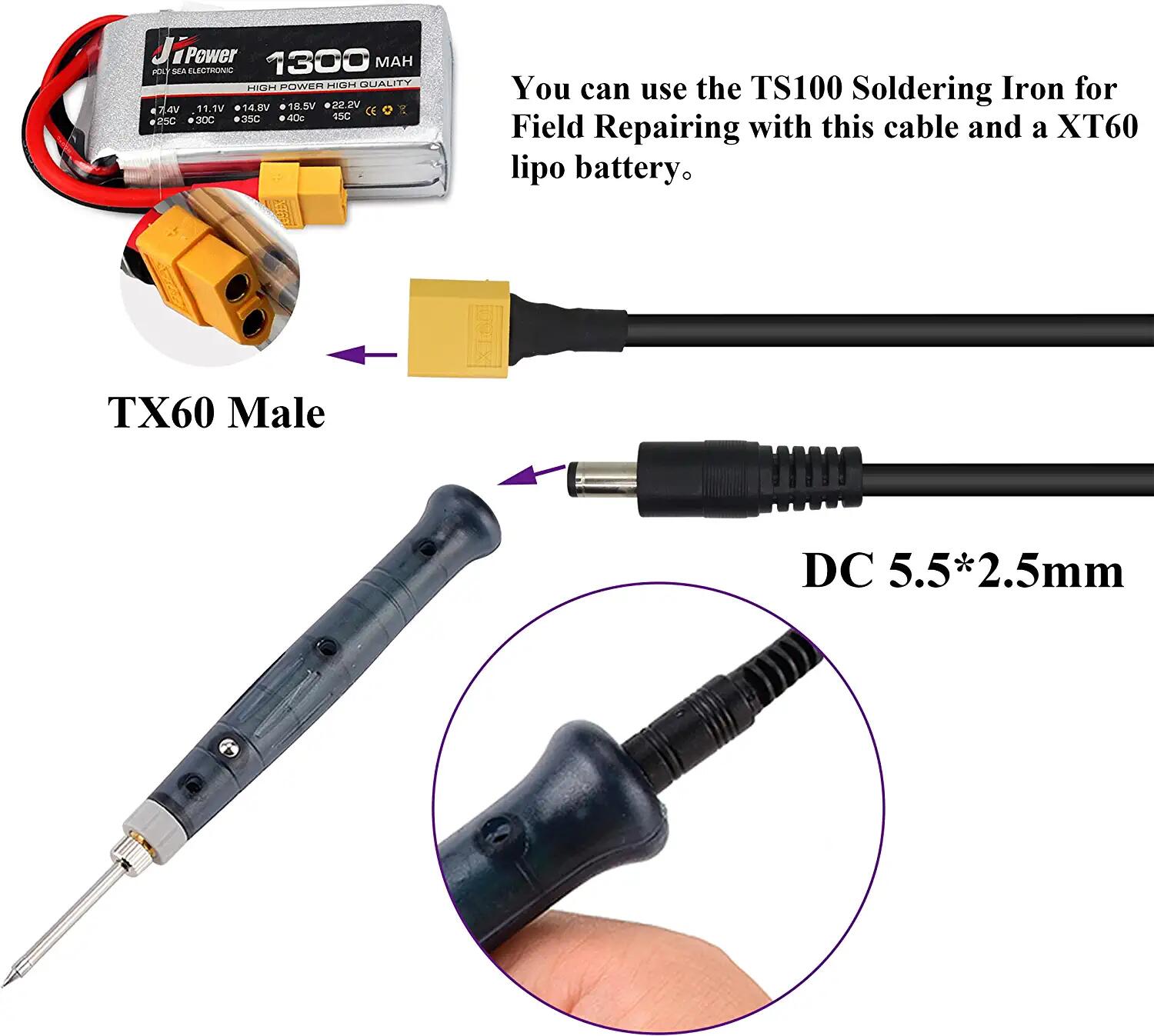 XT60 Adapter Cable XT60 Male t - Drone Racing Gate のレビューと価格