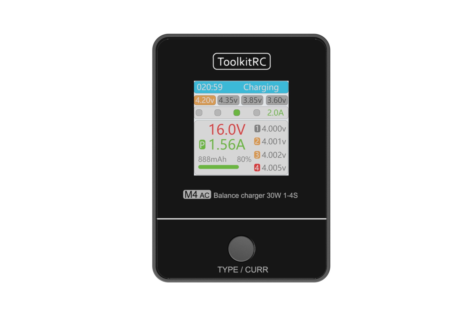 ToolkitRC M4AC 30W LiPO LiFE L - Drone Racing Charger のレビューと価格