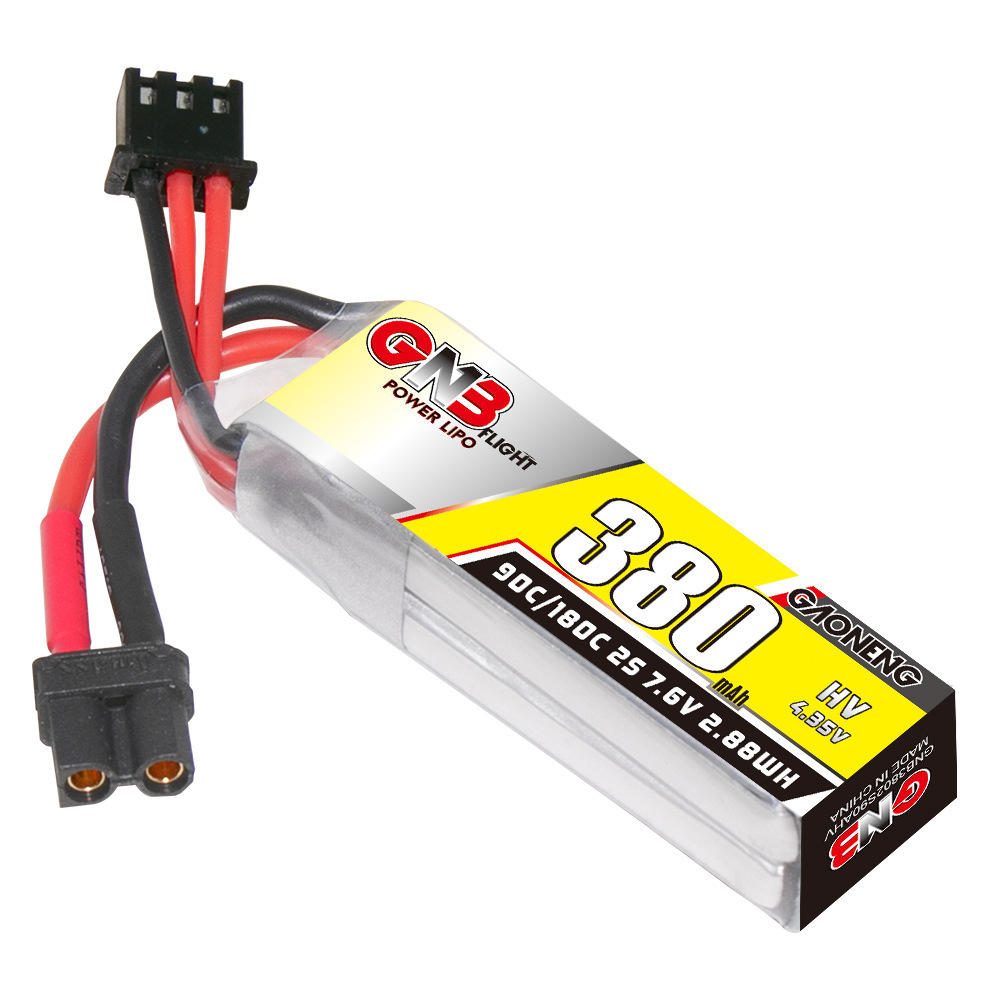 GNB 2S 7.6V 380mAh 90C/180C Li - Drone Racing Battery のレビューと価格