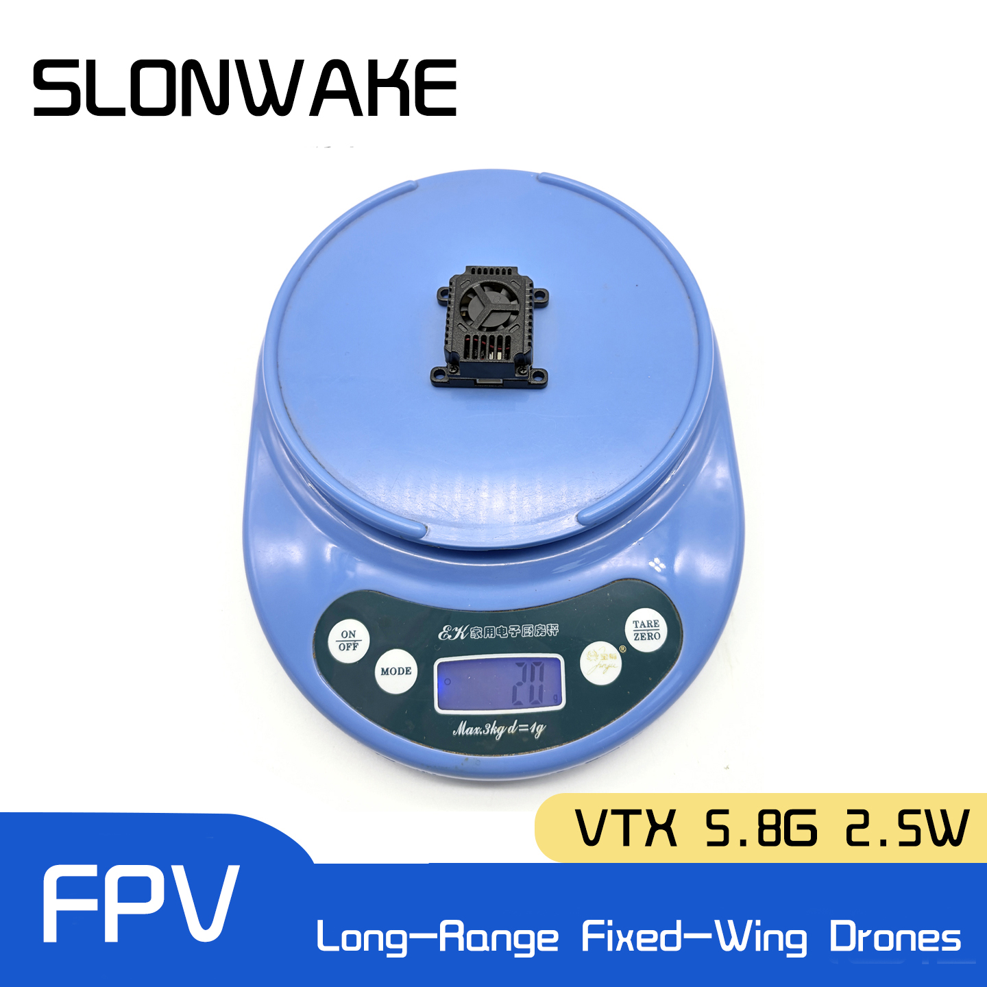 SLONWAKE 5.8G 48CH FPV Transmi - Drone Racing Transmitter のレビューと価格