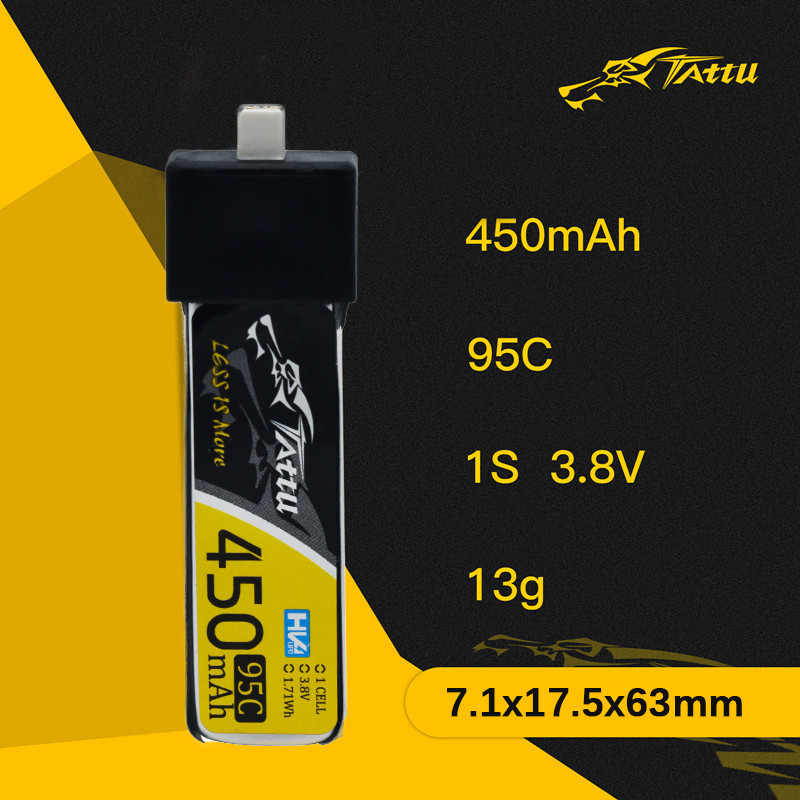 3Pcs NEW TATTU 450/500/550mAh  - Drone Racing Battery のレビューと価格