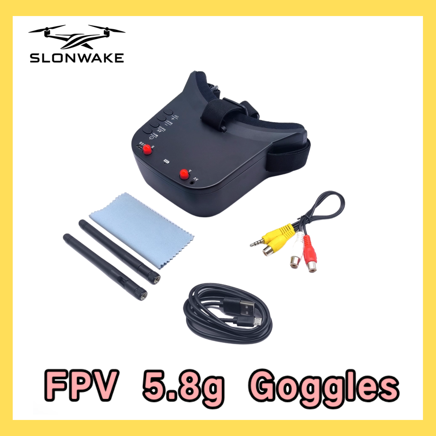SLONWAKE 5.8G 48CH FPV 400mw V - Drone Racing Transmitter のレビューと価格